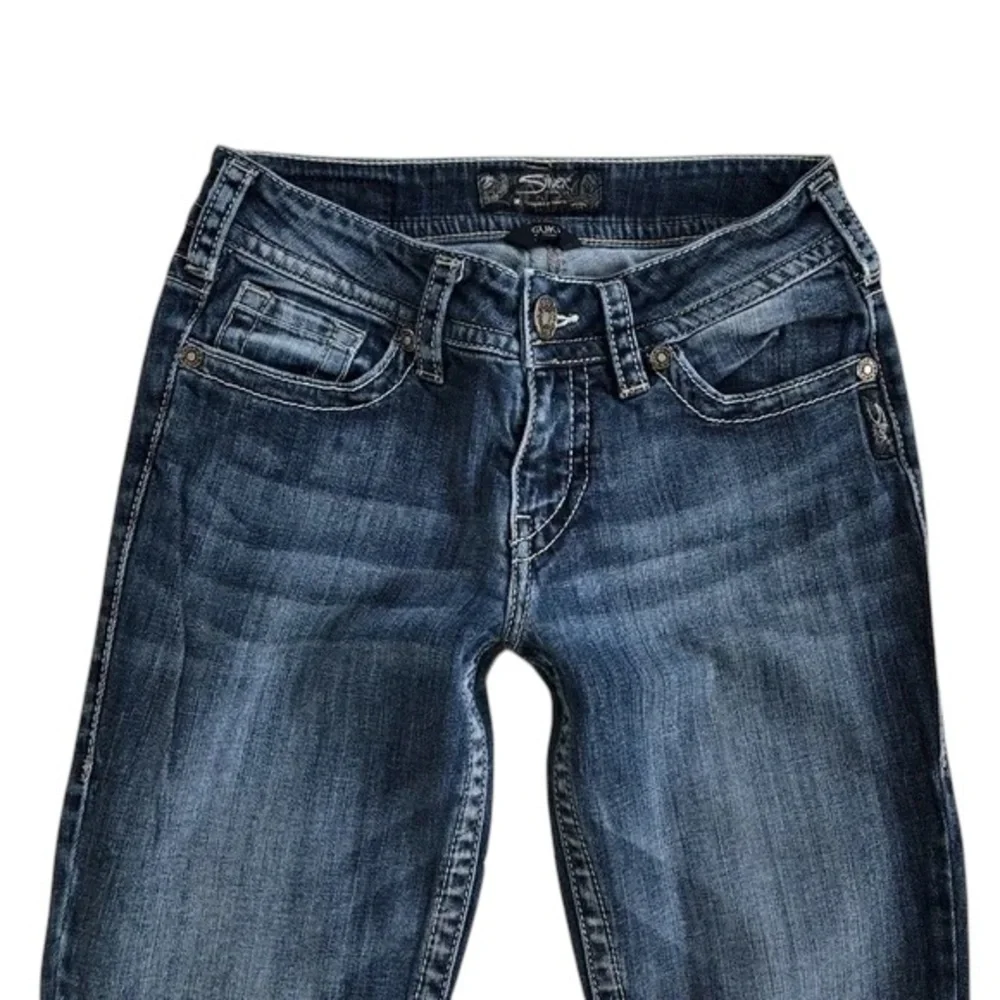 SOLD 👖 Silver Suki Bootcut Jeans W26 L30 Stretch Medium Wash Denim 👖💙 - Picture 3 of 8